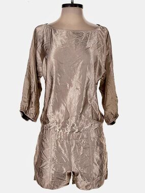 RACHEL Rachel Roy Metallic Short Romper